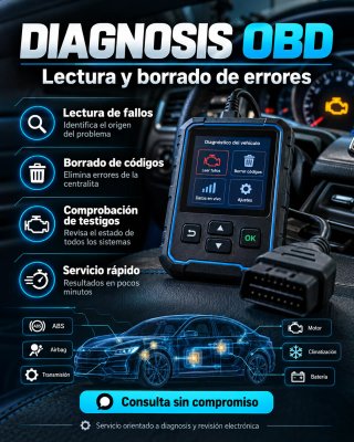 Diagnosis Coche / Lectura y Borrado Fallos for ITV