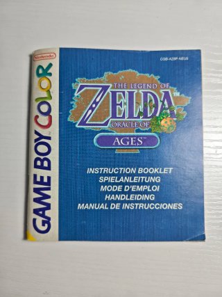 Manual Zelda Oracle of Ages - Gameboy Color