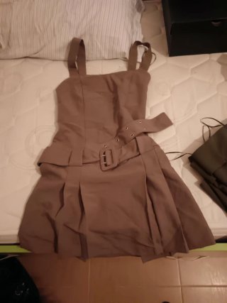 Vestido Stradivarius Marrón Talla xs/ s