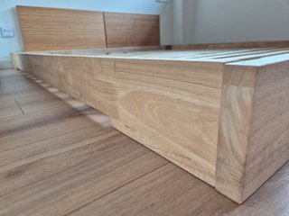 Cama de Madera Maciza 186x206cm