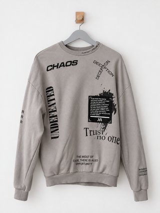 Sudadera JK Attire Gris Chaos Talla XS