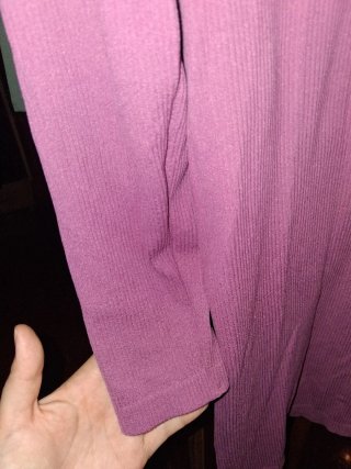 Vestido manga larga rosa/morado talla L