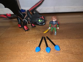 Lote Playmobil Cómo entrenar a tu dragón como nuev