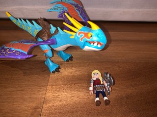 Lote Playmobil Cómo entrenar a tu dragón como nuev