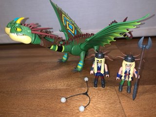Lote Playmobil Cómo entrenar a tu dragón como nuev