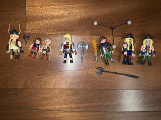 Lote Playmobil Cómo entrenar a tu dragón como nuev