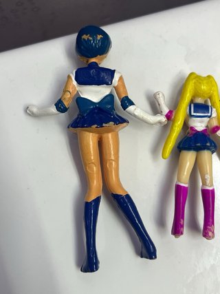 Lotto 3 Mini Action Figure Sailor Moon & Mercury