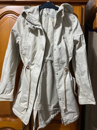 Parka de mujer beige