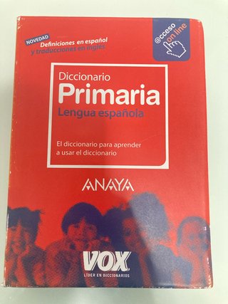Diccionario lengua española, Primaria