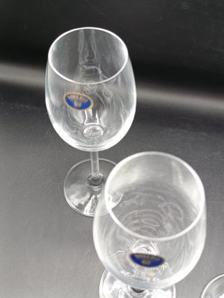 Juego de copas de cristal Bohemia