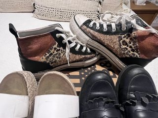 Lote 3 Pares Zapatos Niña Talla 37