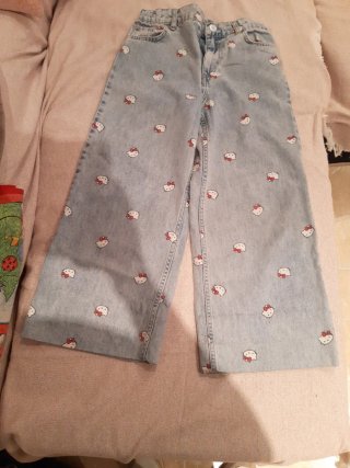 Vaqueros H&M Hello Kitty Talla 140