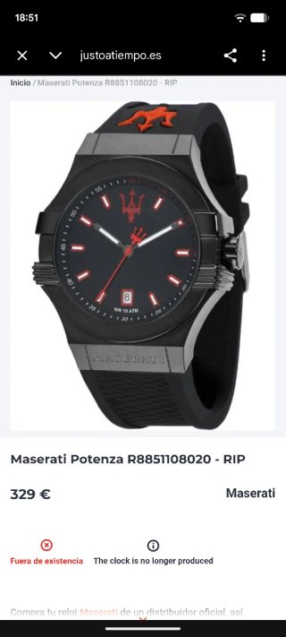 Reloj Maserati Potenza R8851108020