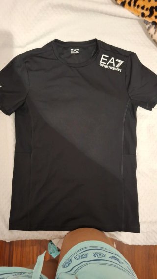 Camiseta hombre EA7 Emporio Armani Negra