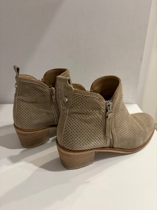 Botines Beige Tipo Ante Talla 39