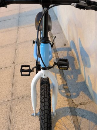 Bicicleta Infantil YBIKE 2 en 1 Evolutiva Azul 14