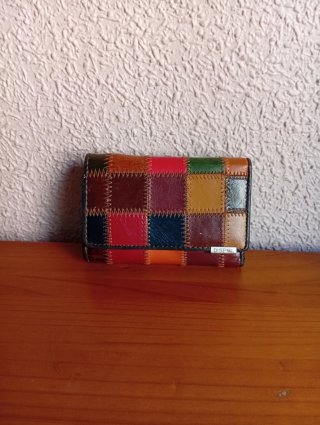 Cartera mujer de piel