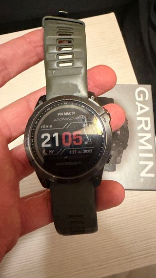 Reloj Garmin Fenix 7X Solar Negro/Gris