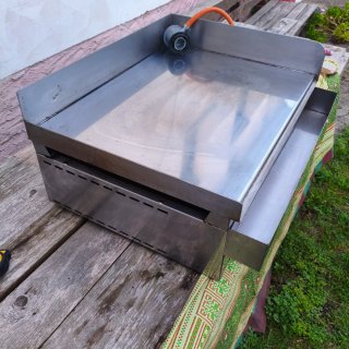 Plancha de gas profesional
