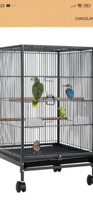 Jaula grande para loros o aves grandes o hurones