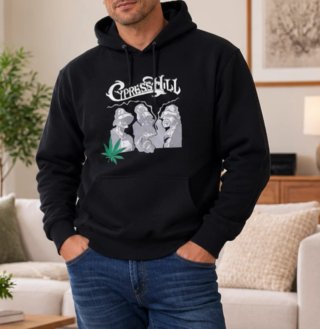 Sudadera B&C con capucha negra