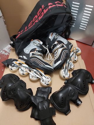 Patines en línea, Talla 40,5 ,bolsa y protecciones