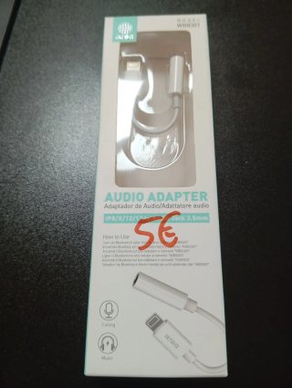 Adaptador Audio iKrea WB8301 Lightning 3.5mm
