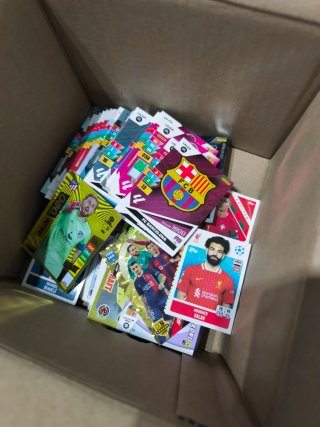 Lote 2 albums y caja 400 Cartas