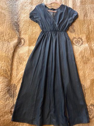 Abito lungo in denim