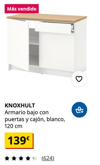 Armario bajo puertas y cajón