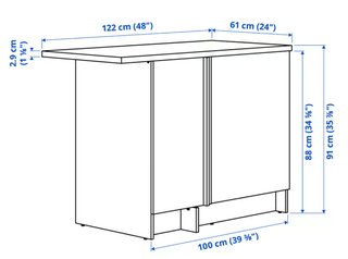 Armario bajo puertas y cajón