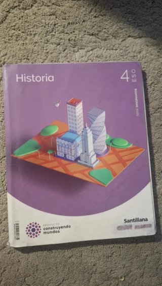 Libro de 4 ESO de historia serie Imaginemos