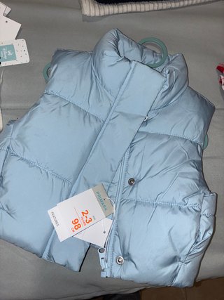 Chaleco bebé Primark azul 2-3 años