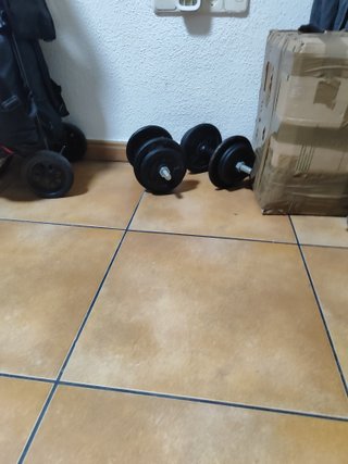 Mancuernas ajustables de hierro