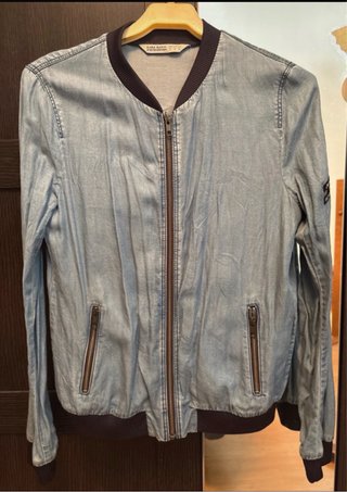 Bomber Denim Zara Talla S