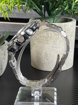 Reloj Casio G-Shock B100 Plateado y Azul