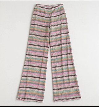 Pantalón Zara rayas multicolor