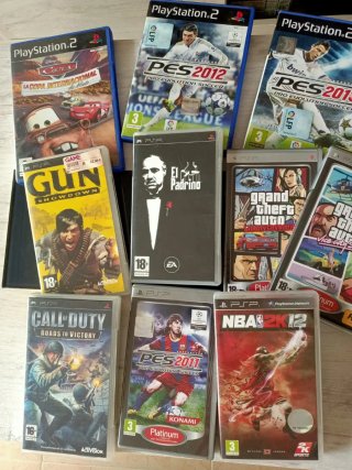 Carátulas Videojuegos PSP y PS2