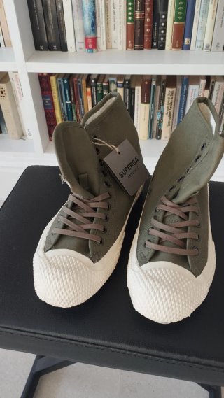 Zapatillas Superga Altas Verde Oliva