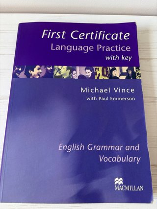 Libro Inglés-First Certificate m- Macmillan