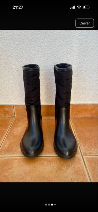 Botas de agua acolchadas forro polar Coronel Tapio