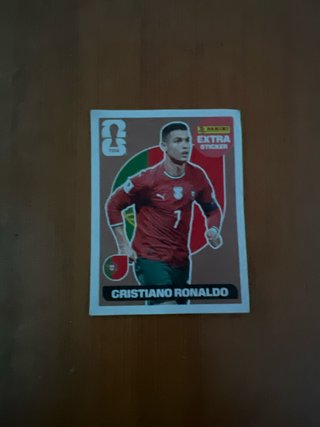 Cromo Extra Sticker Cristiano Ronaldo Panini