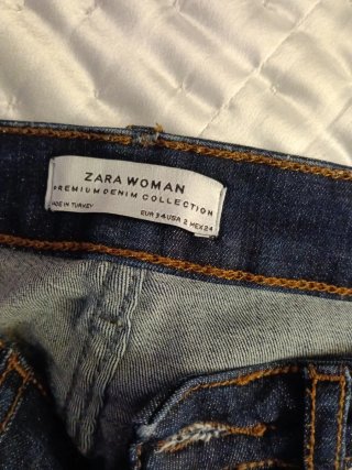 Pantalón vaquero corto Zara azul