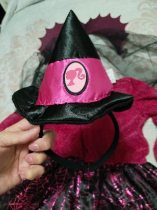 Disfraz Barbie Fashion  bruja 8 años