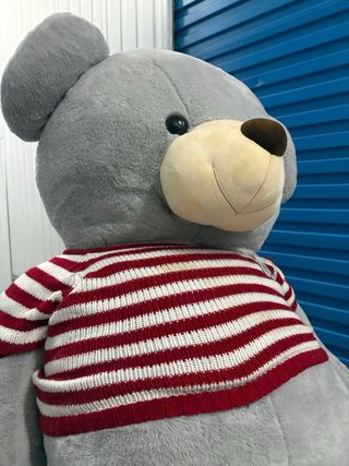 Oso Peluche Gigante Gris