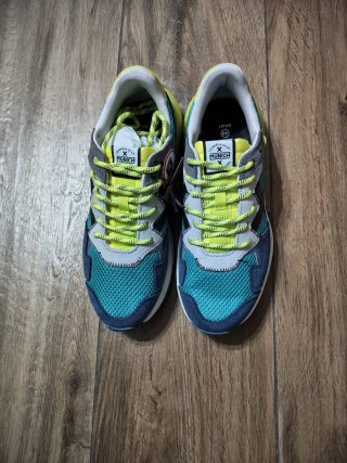 Botines Munich Azul y Verde