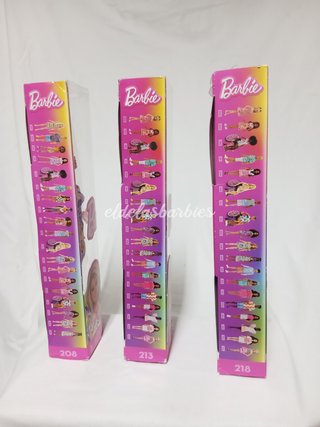 Lote 3 Barbie Fashionistas con scatola. NON SI CAMBIANO