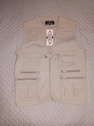 Chaleco multiusos caza pesca talla de la 12-14