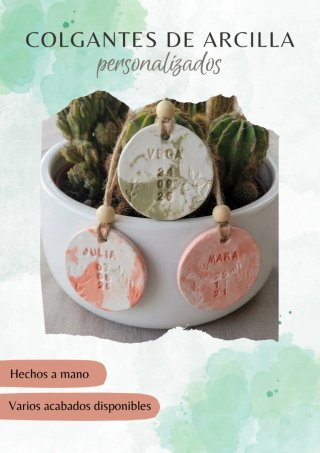 Colgantes de Arcilla Personalizados