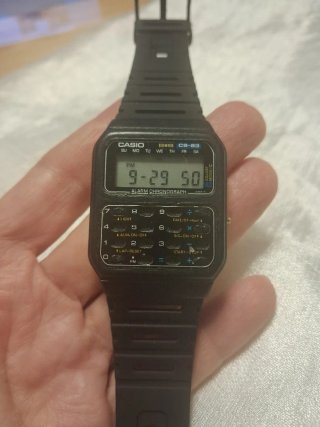 Reloj Casio CS-83 Calculadora Alarma Cronógrafo